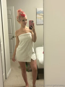 Getting ready to shower won t you join me