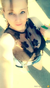 Having fun at the festival