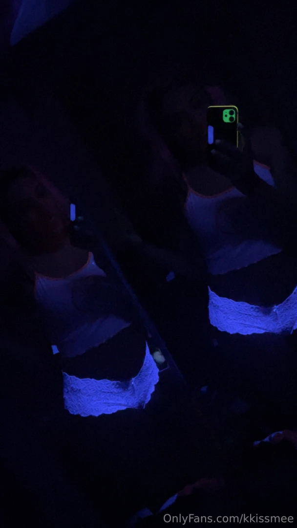 The lighting is bad but so am i blacklightfun 