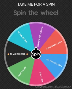 Want to take me for a spin you win 100 of the time in this game 1 spin