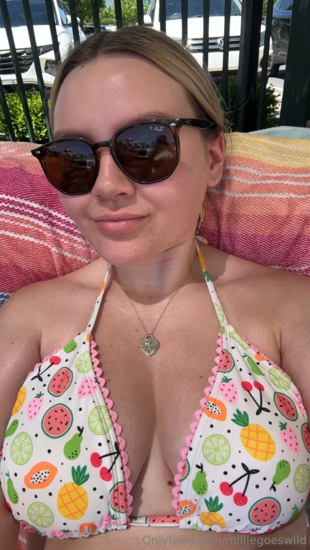 I love going out in the sun 