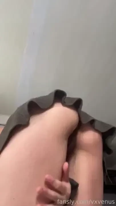 Everything under my skirt is yours upskirt skirt hairy natural 