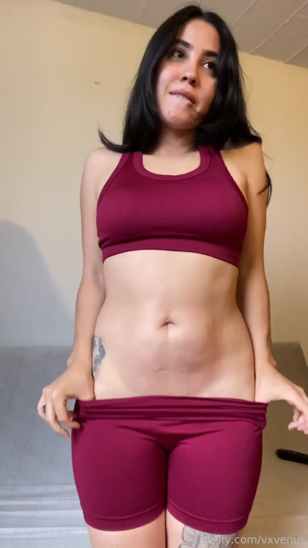You like my yoga outfit 