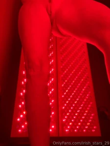Would you get naughty with me in this red light room i was so horny in