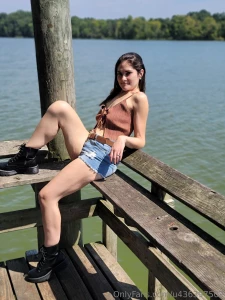 Enjoying my time by the lake hope you enjoy it too more pics from this part 2
