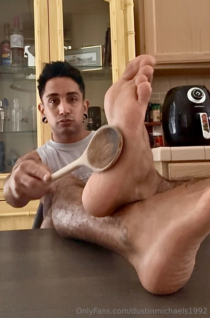 Spanking my manly tan soles with a wooden spoon tell me would you want part 3 
