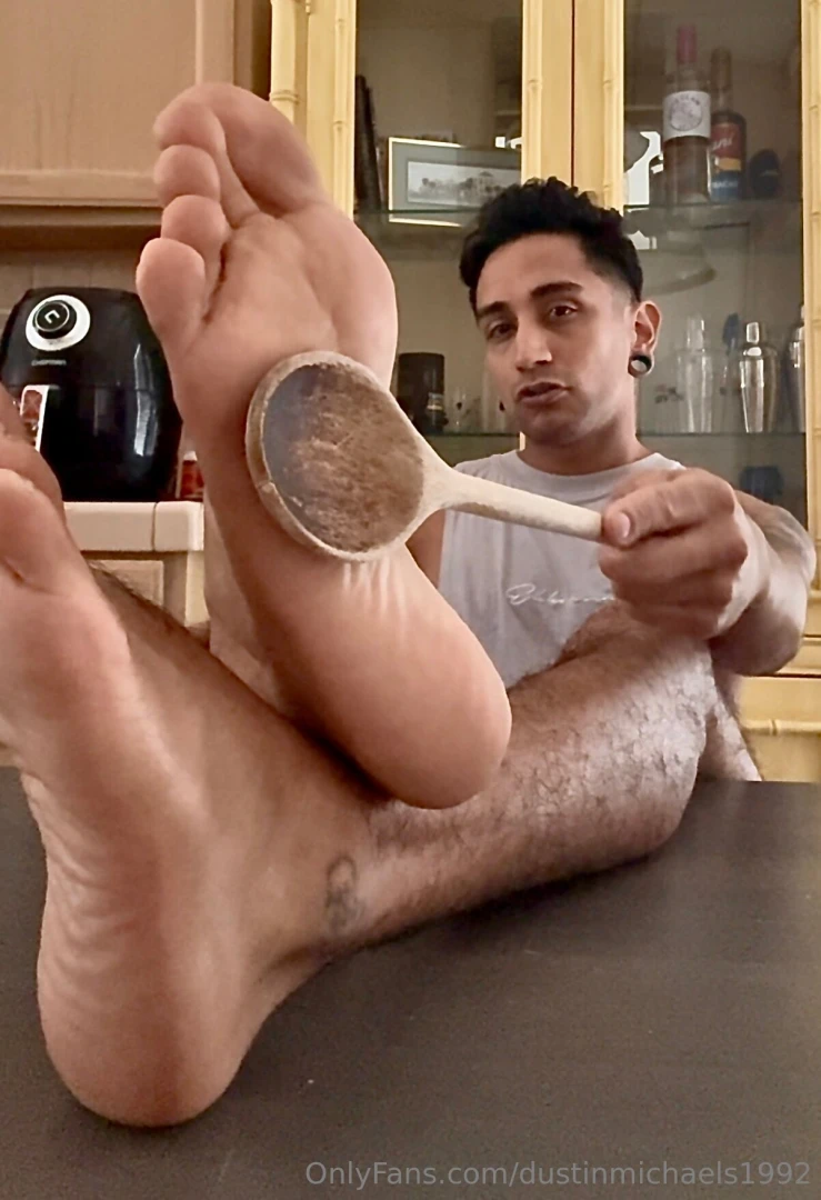 Spanking my manly tan soles with a wooden spoon tell me would you want part 6 