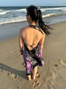 A windy day for the dress lilly4youvip