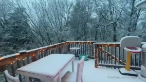 Woke up to a winter wonderland