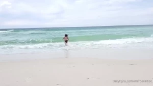 Taking a dip in the gulf