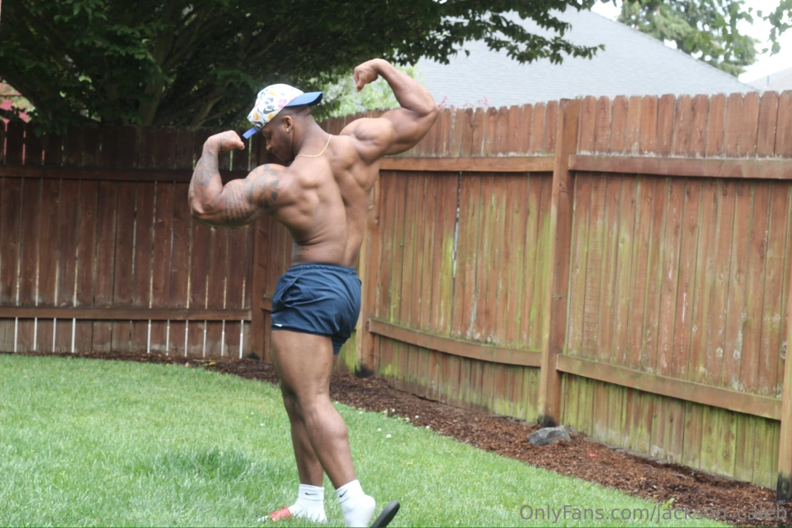 Just flexing what hard work built 