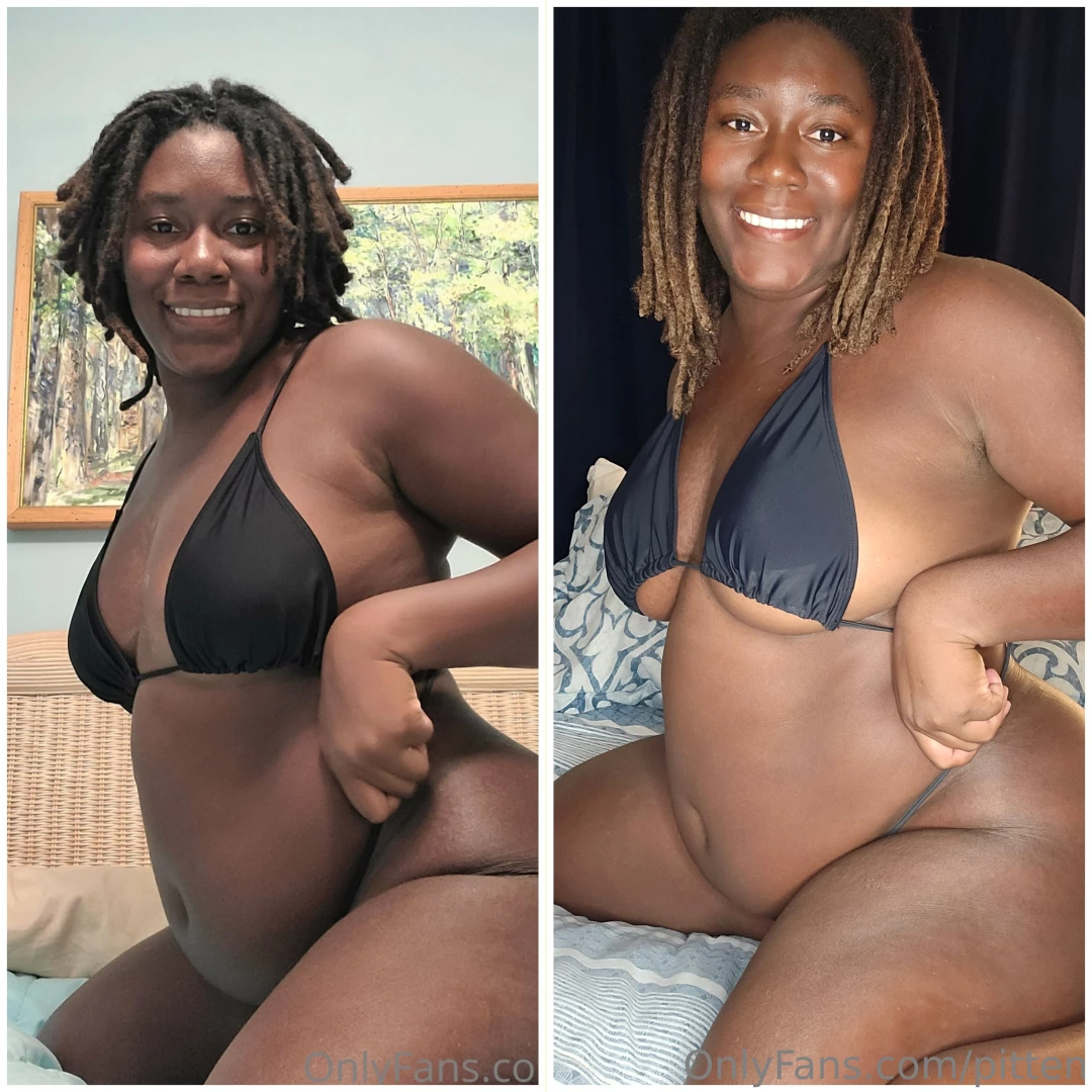 Black swimsuit 1 year ago vs now part 9 