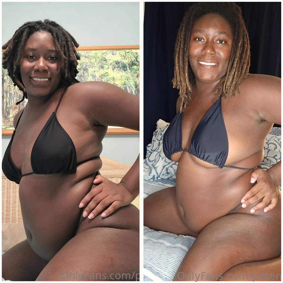 Black swimsuit 1 year ago vs now part 11 