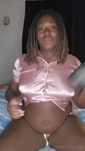 Chugging in a button up shirt