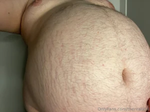 Last pics from my water bead bloat really loved how tight i was