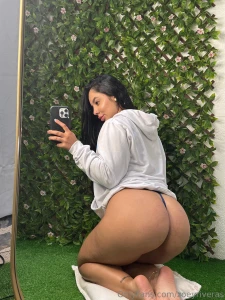 Would you pull the sweater up or the thong down first