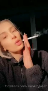 Quick night time smoke before bed