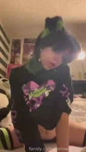 Just a horny puppy video tried using my bigger dildo but honestly part 1