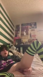 Just a horny puppy video tried using my bigger dildo but honestly part 2