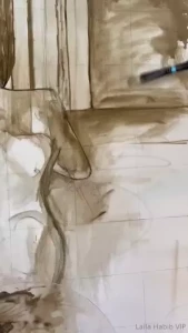 Behind the scenes clips into my painting join me on a seductive part 6