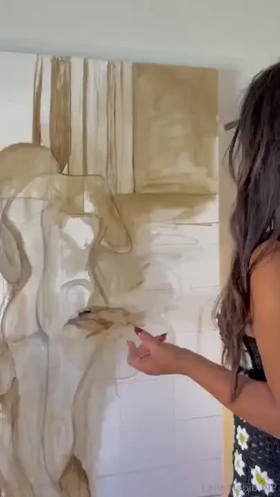 Behind the scenes clips into my painting join me on a seductive part 1 