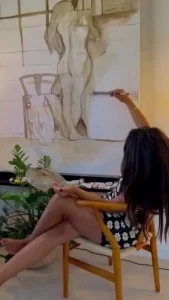 Behind the scenes clips into my painting join me on a seductive