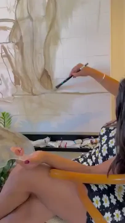 Behind the scenes clips into my painting join me on a seductive part 5 