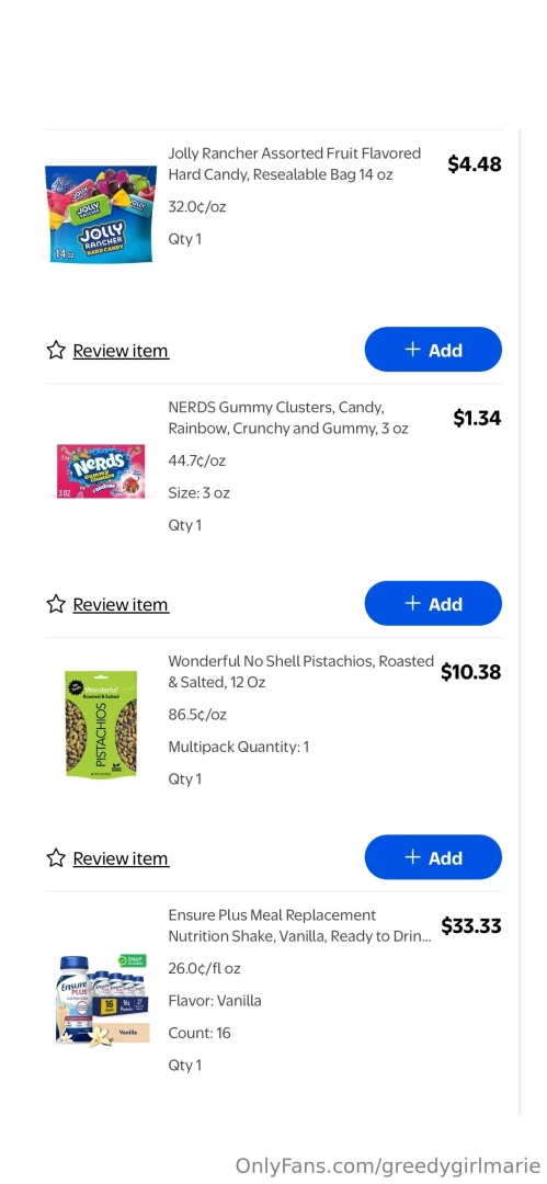 Ok here is most of the food ive bought so far im missing 3 orders of part 1 