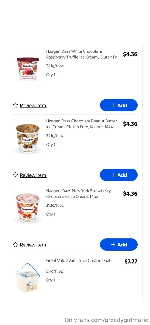 Ok here is most of the food ive bought so far im missing 3 orders of 