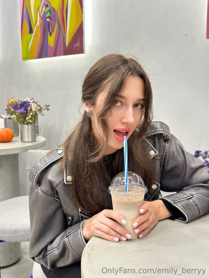 Is my delicious smoothie as sweet as you or are you even sweeter 