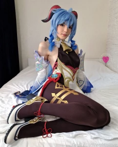 Is it enough for ganyu to sit in a spicy pose to understand that she part 4