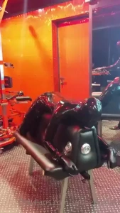 Clip 0029 rubber gimp on bench