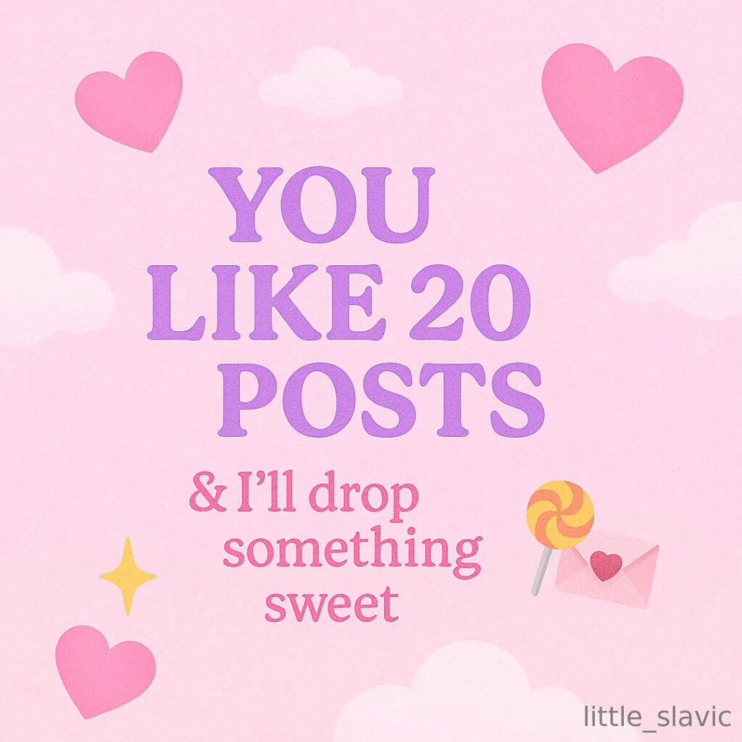 Your turn 1 like 20 posts 2 comment excited for my gift and dm me 3 