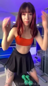 The morning was hot in the gym