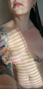 I love the sun kissing my skin in the morning before a shower