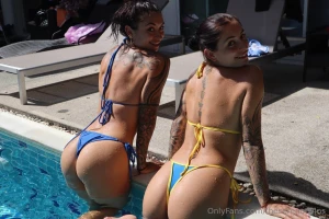 Be honest with us if you saw us in the pool like this would you stare