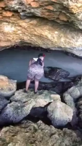 I was in a cave for my birthday