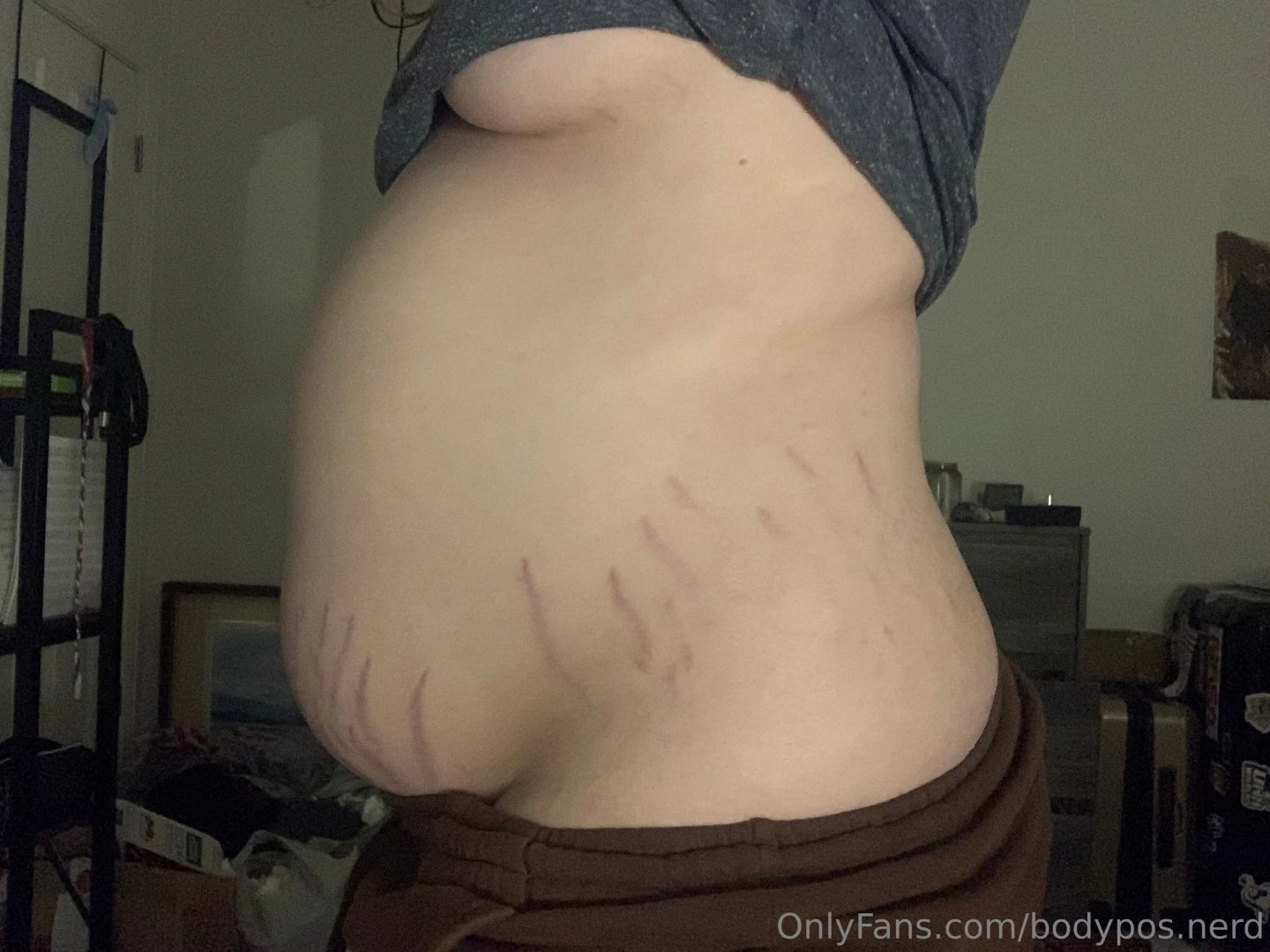 Can barely see past my titties much less my belly part 5 