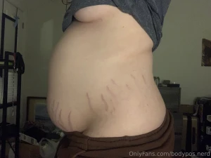 Can barely see past my titties much less my belly part 5