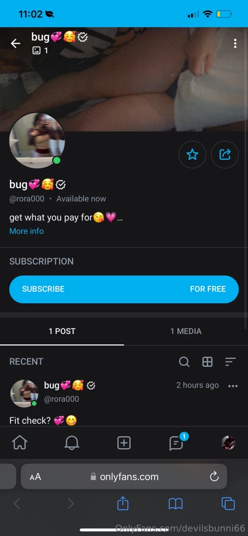 Go check out my girls of she just started go show her some love 