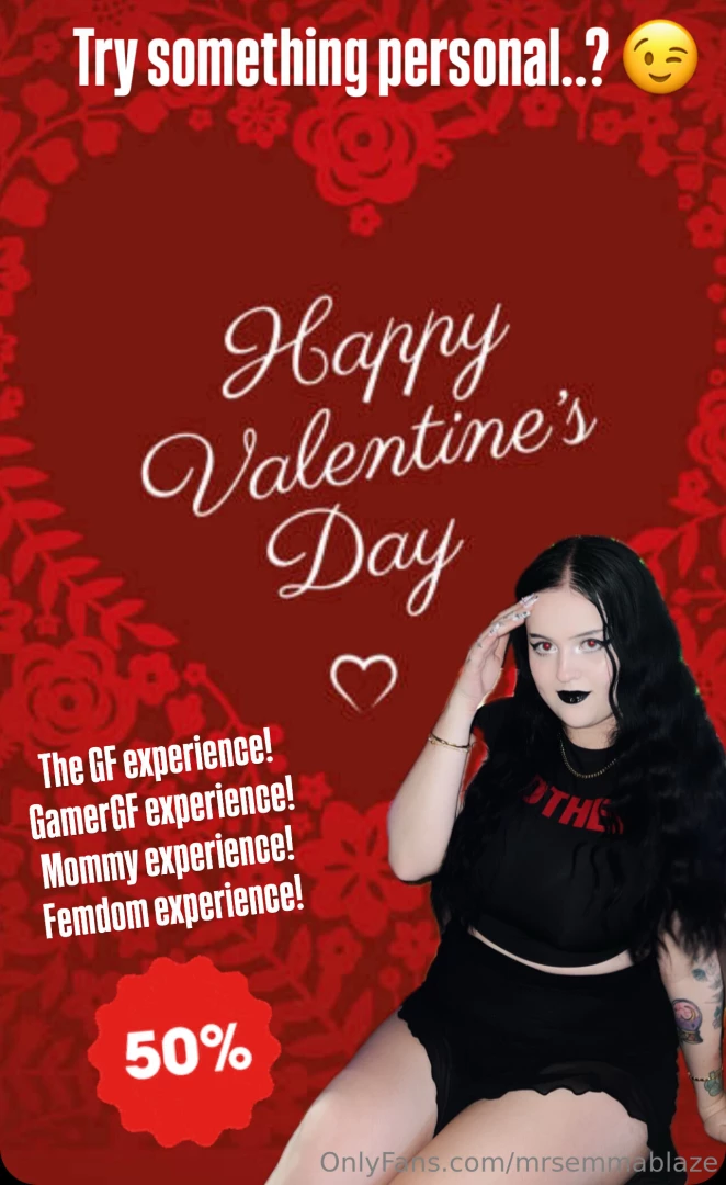 50 off vip mrsemmablaze_vip happy valentines hope to see you lt 3 don part 1 