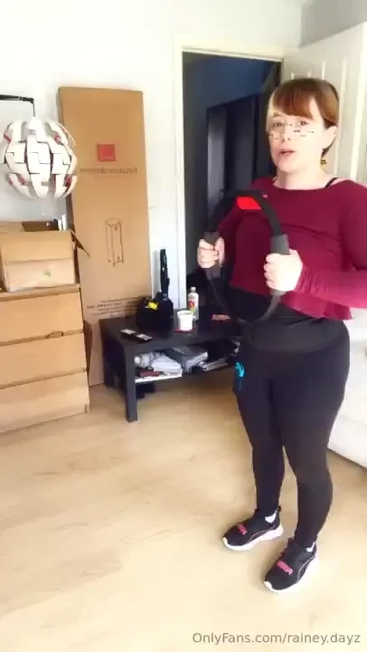 Making myself look like an idiot on the ringfit 