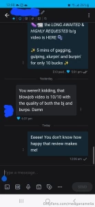 Look at this review 10 10 on the new blowjob video love to see the