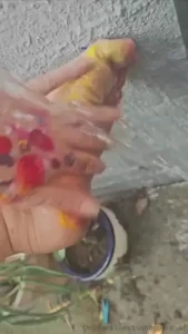 I did a lil demo of paint times here is me washing it off i ll use