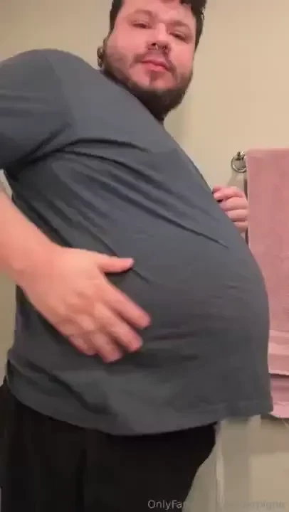 Before and after eating 5 lbs of food last night part 3 