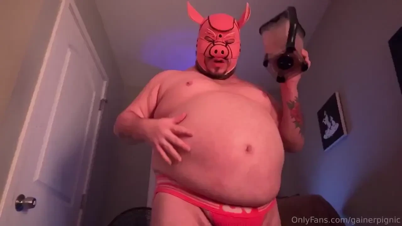 Going full pig pig hood on extra fattening shake ready horny and 