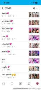 Just spent an hour trying to categorize my content for u guys so u can part 1
