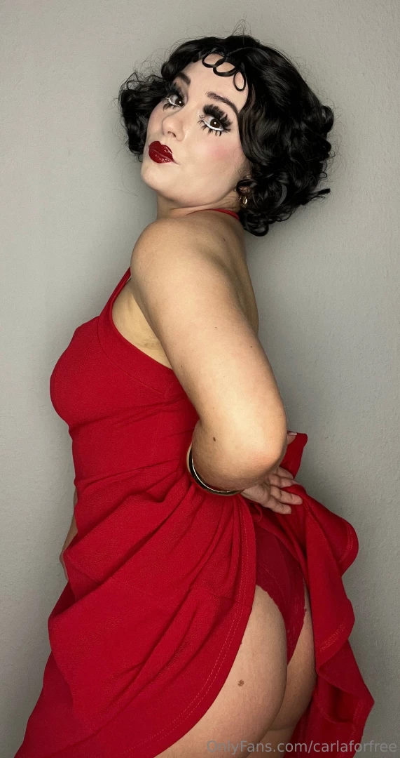 Betty boop showing you her betty boobs on carlasophie part 1 