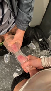 Huntermiller and me had lots of fun in the shower cant wait to show