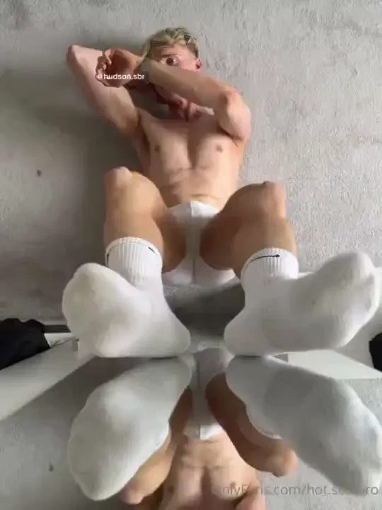 I know some of you love seeing me play with my socked feet 